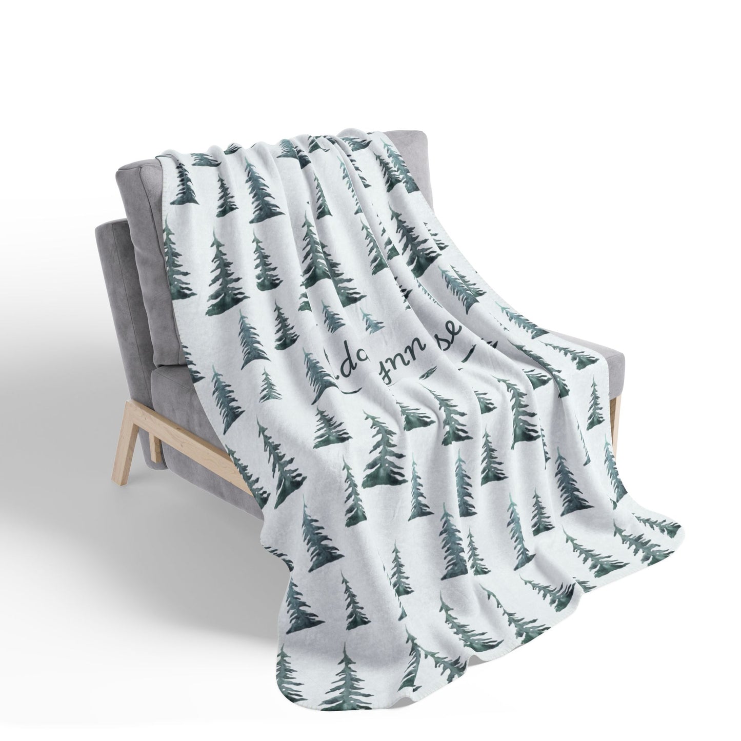 Evergreen - Personalized blanket to compliment your wallpaper