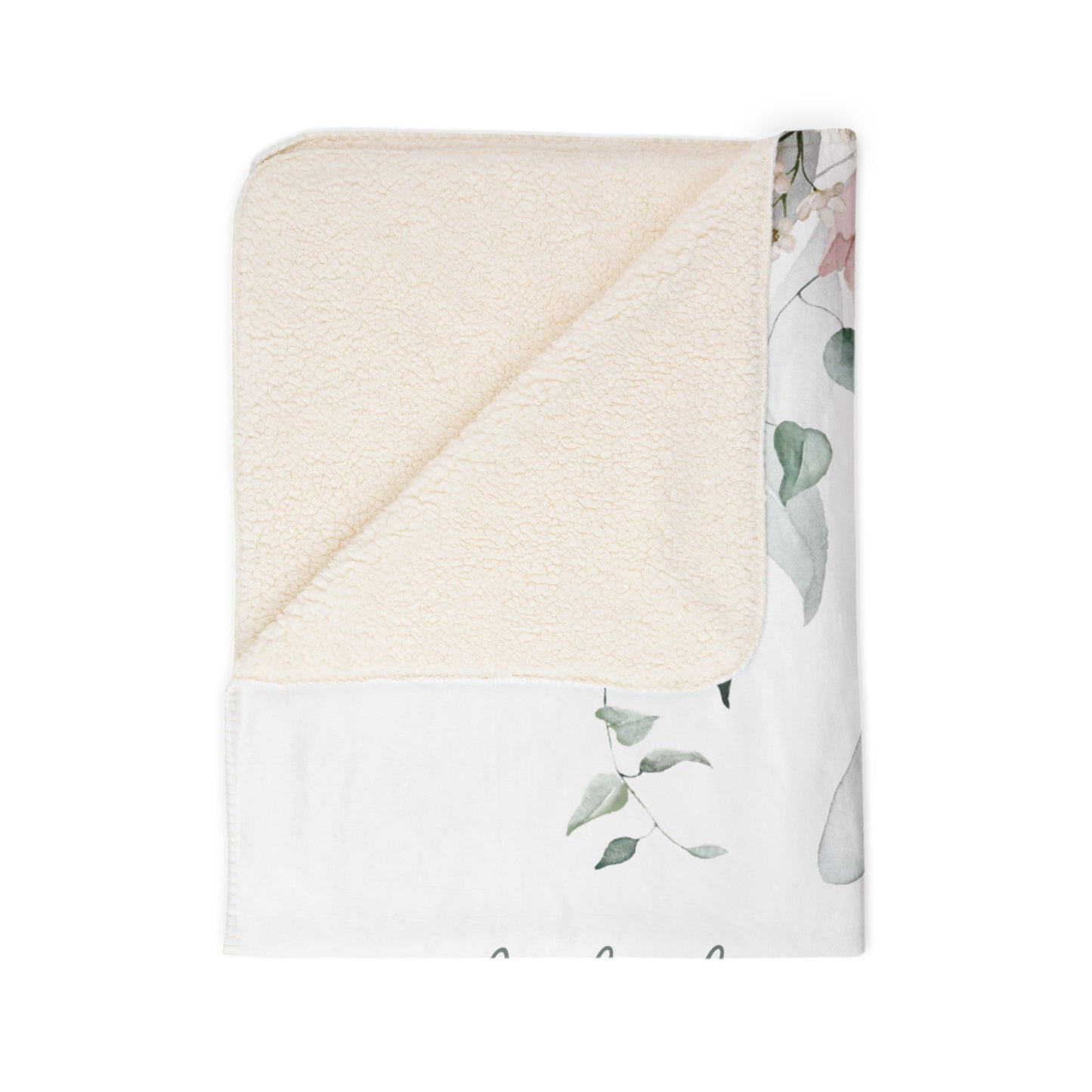 Rosey Meadows - Personalize A Blanket To Compliment Your Wallpaper