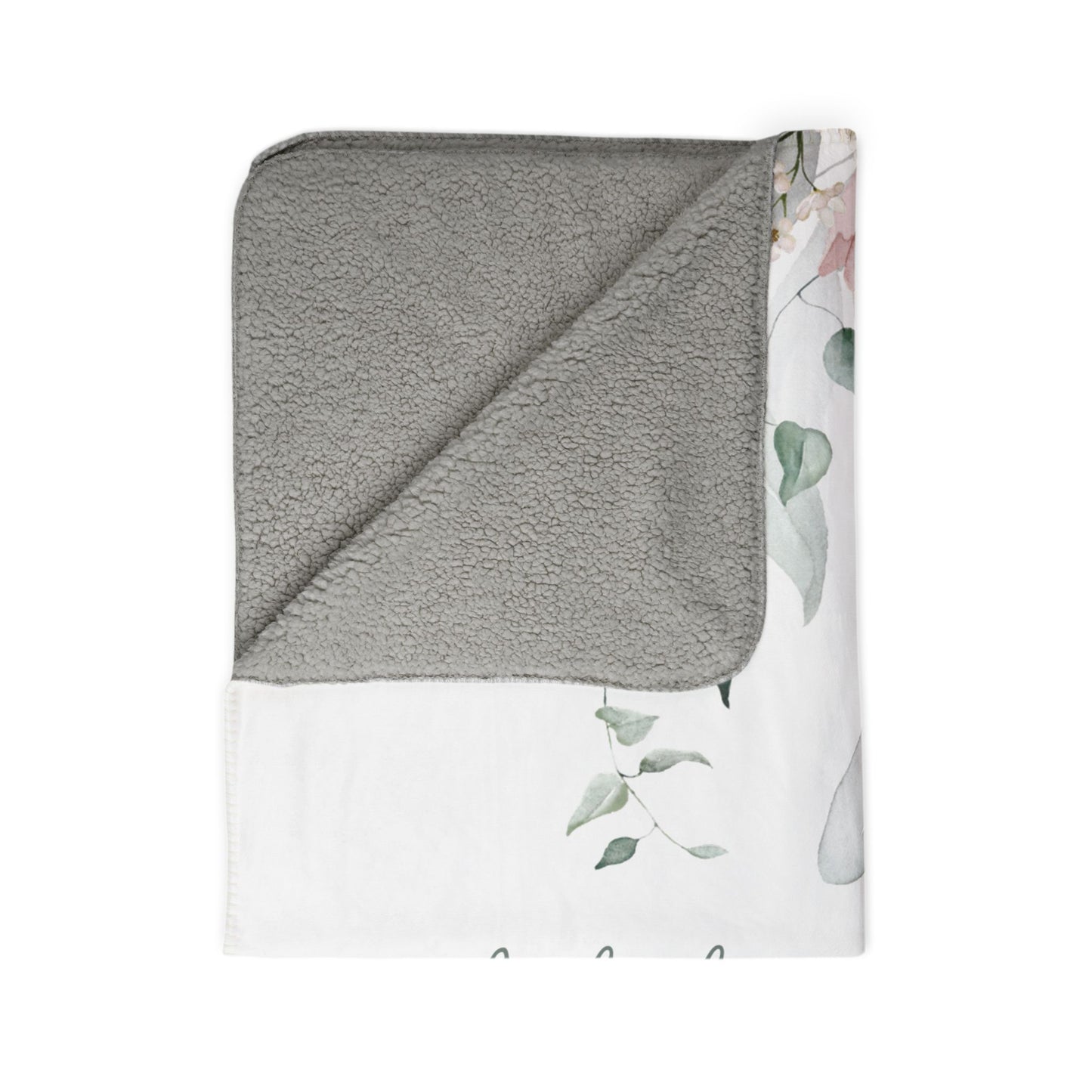 Rosey Meadows - Personalize A Blanket To Compliment Your Wallpaper