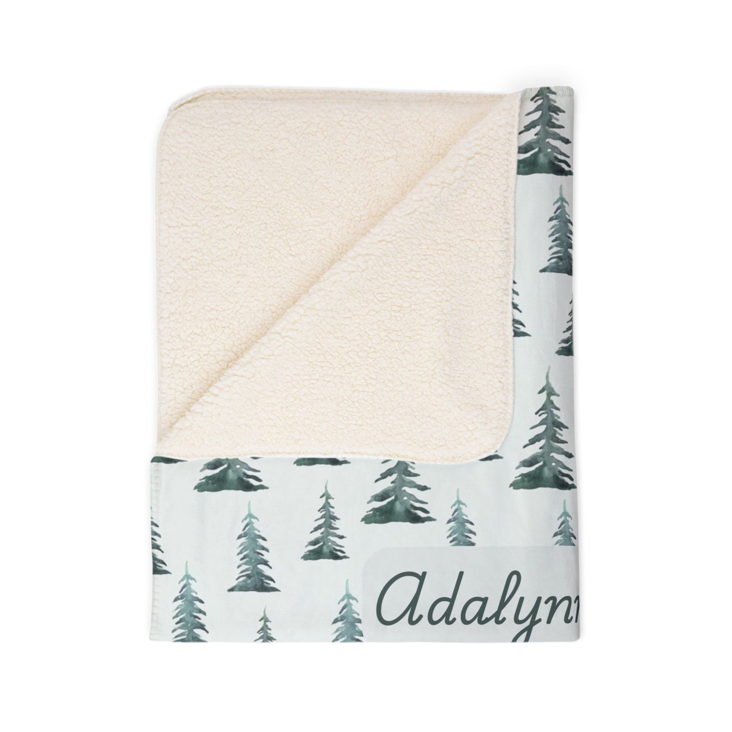 Evergreen - Personalized blanket to compliment your wallpaper